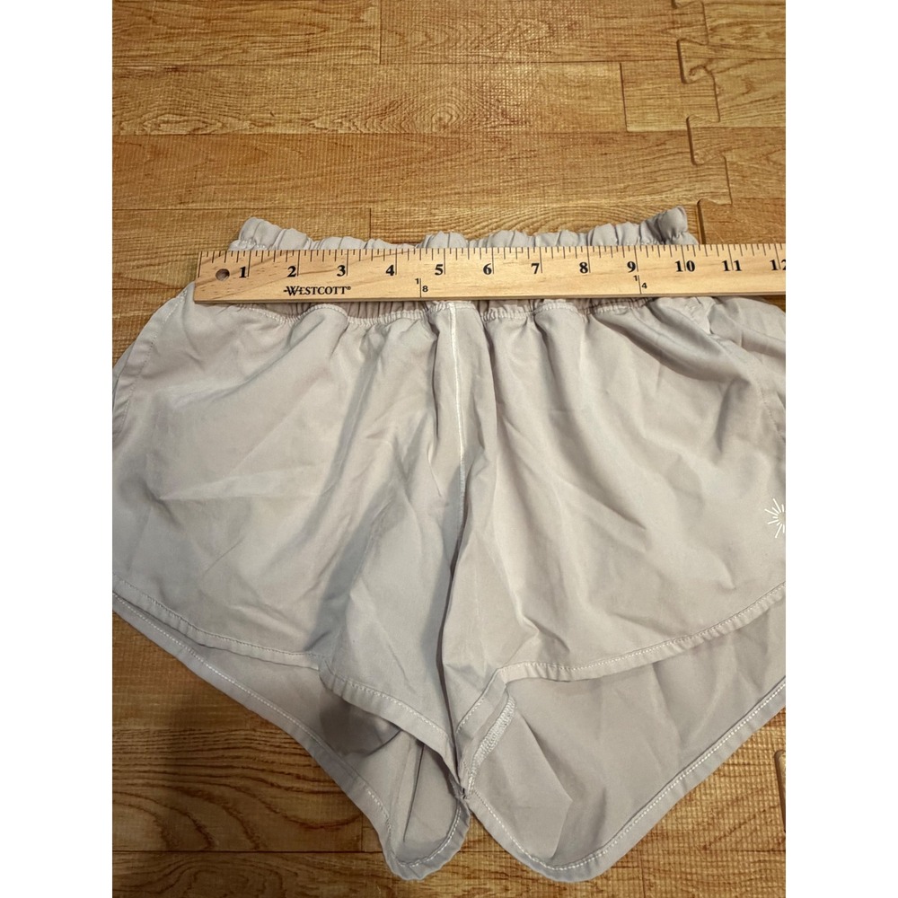 OFFLINE by Aerie Real Good Low Rise Running Shorts Light Gray XS